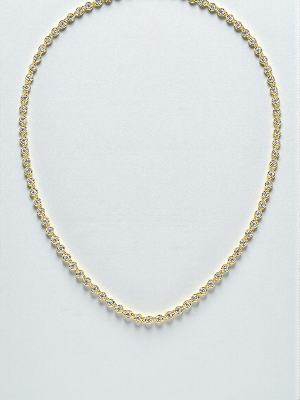 Luxe Bezel Line Necklace