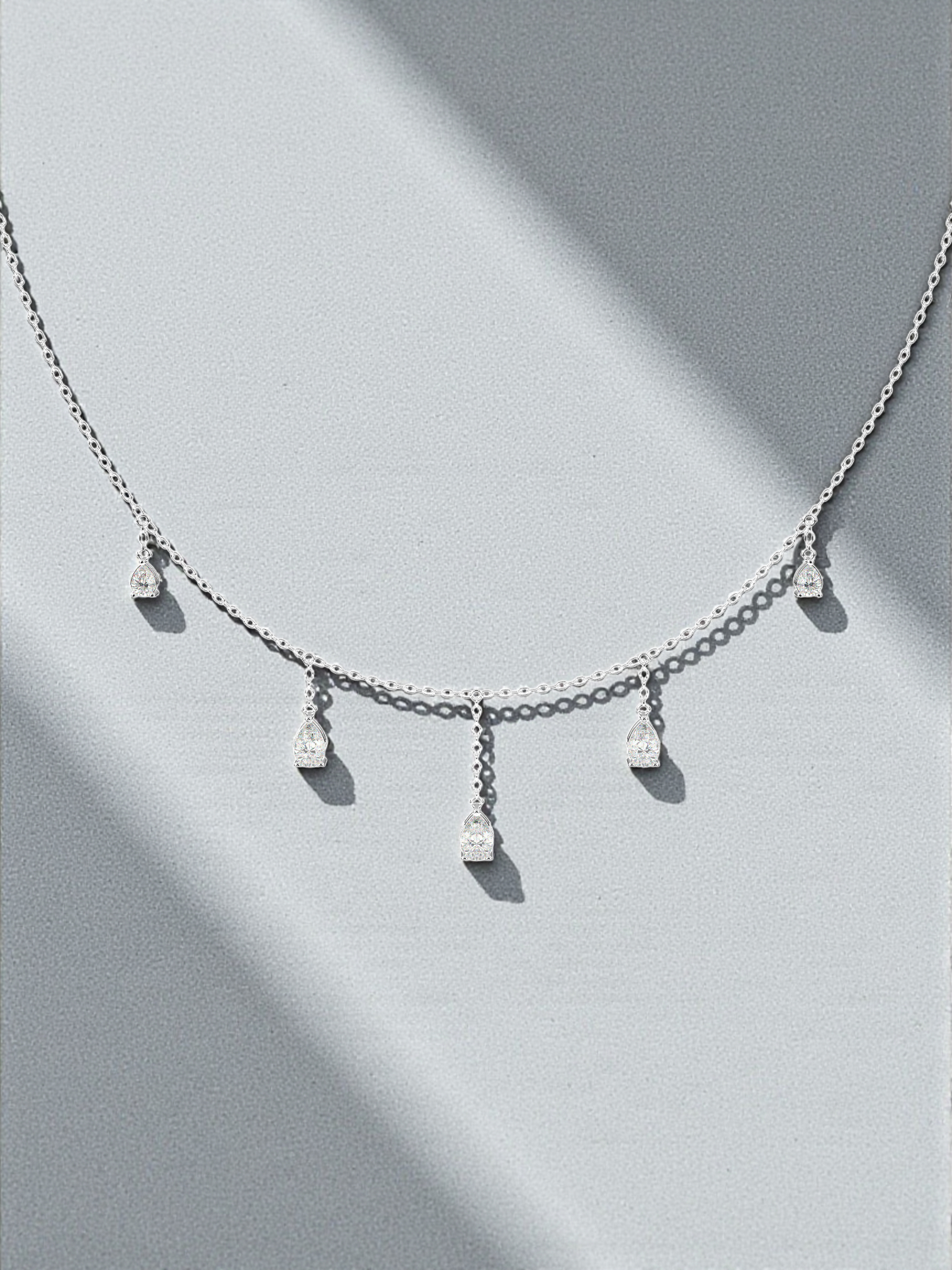 Dangling Diamond Necklace