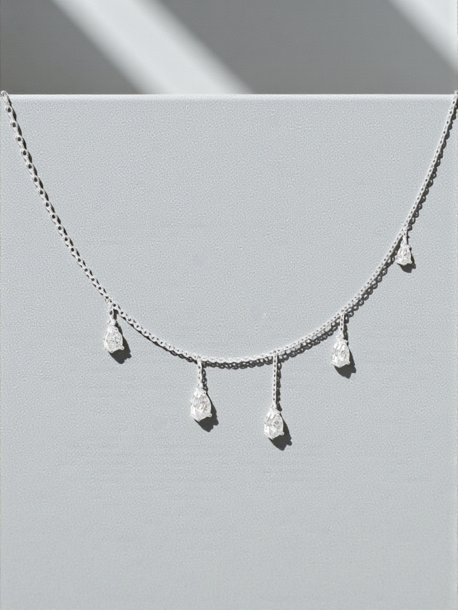 Dangling Diamond Necklace