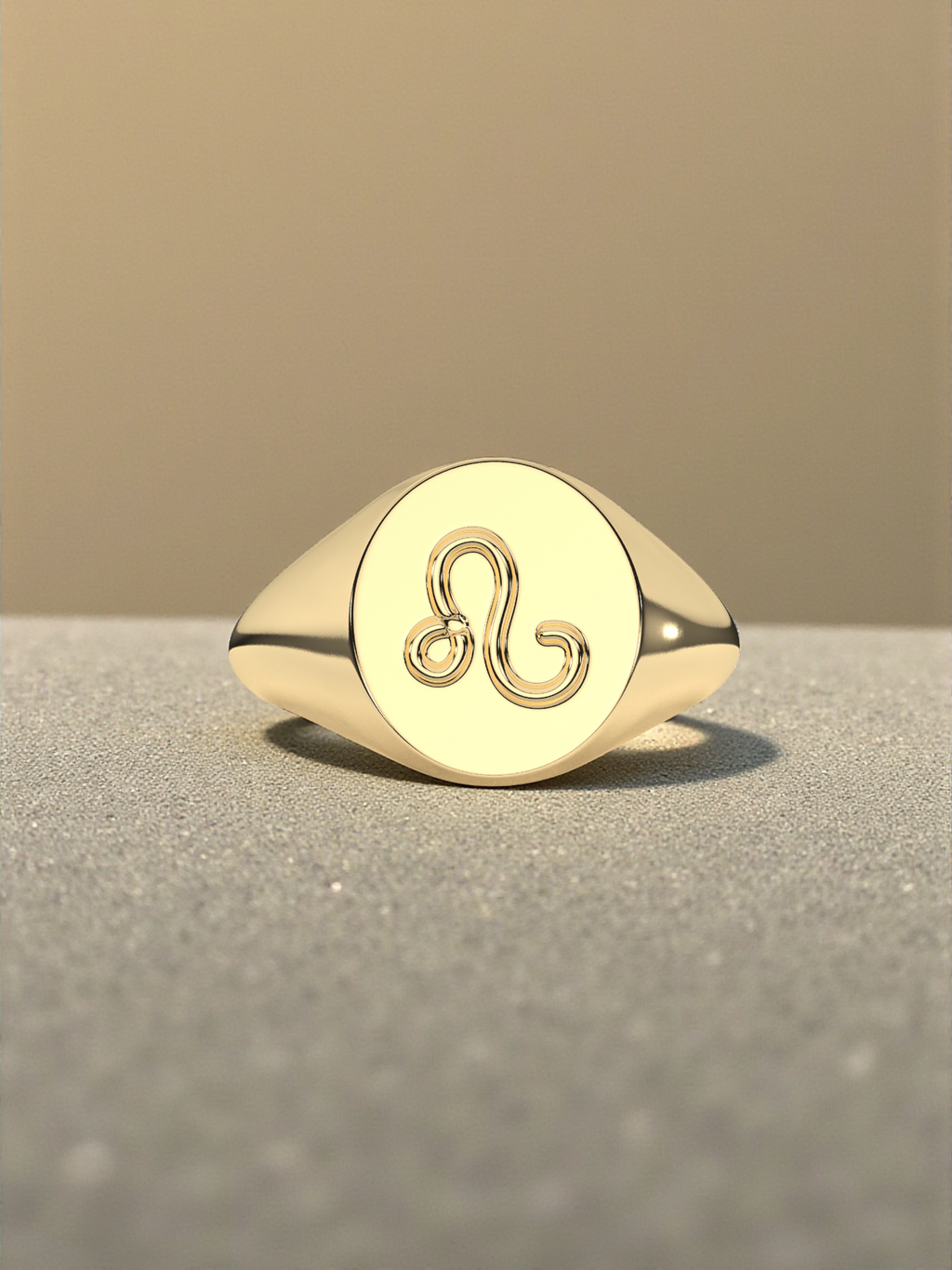 Leo Signet Ring