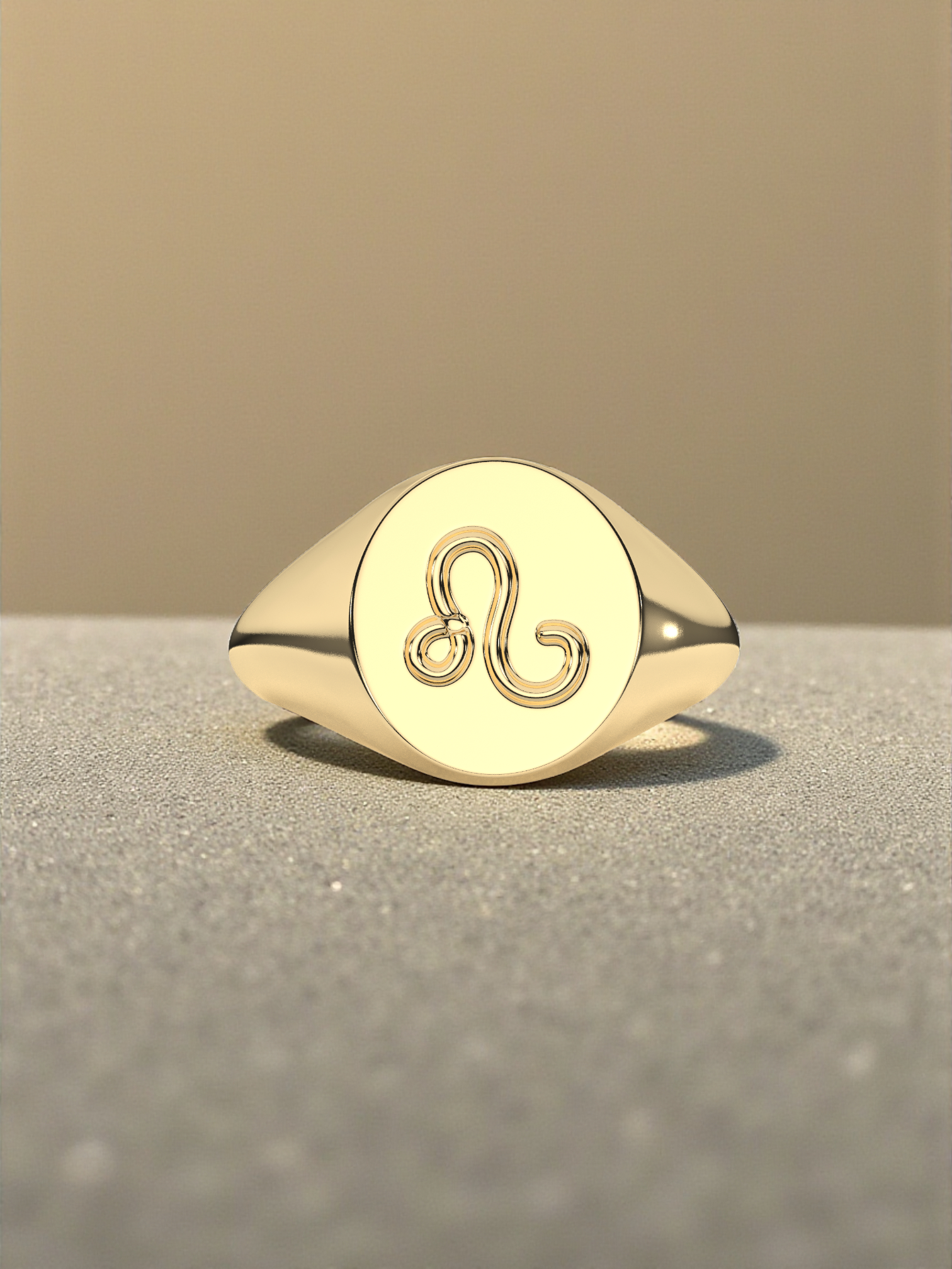 Leo Signet Ring