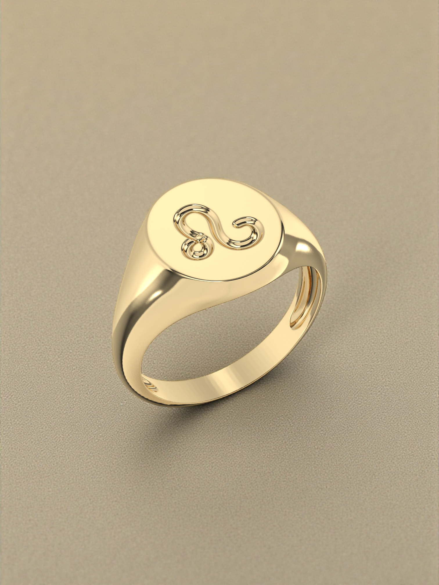 Leo Signet Ring