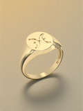 Pisces Signet Ring