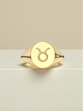 Taurus Signet Ring