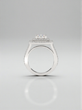 Grand Halo Cushion Ring