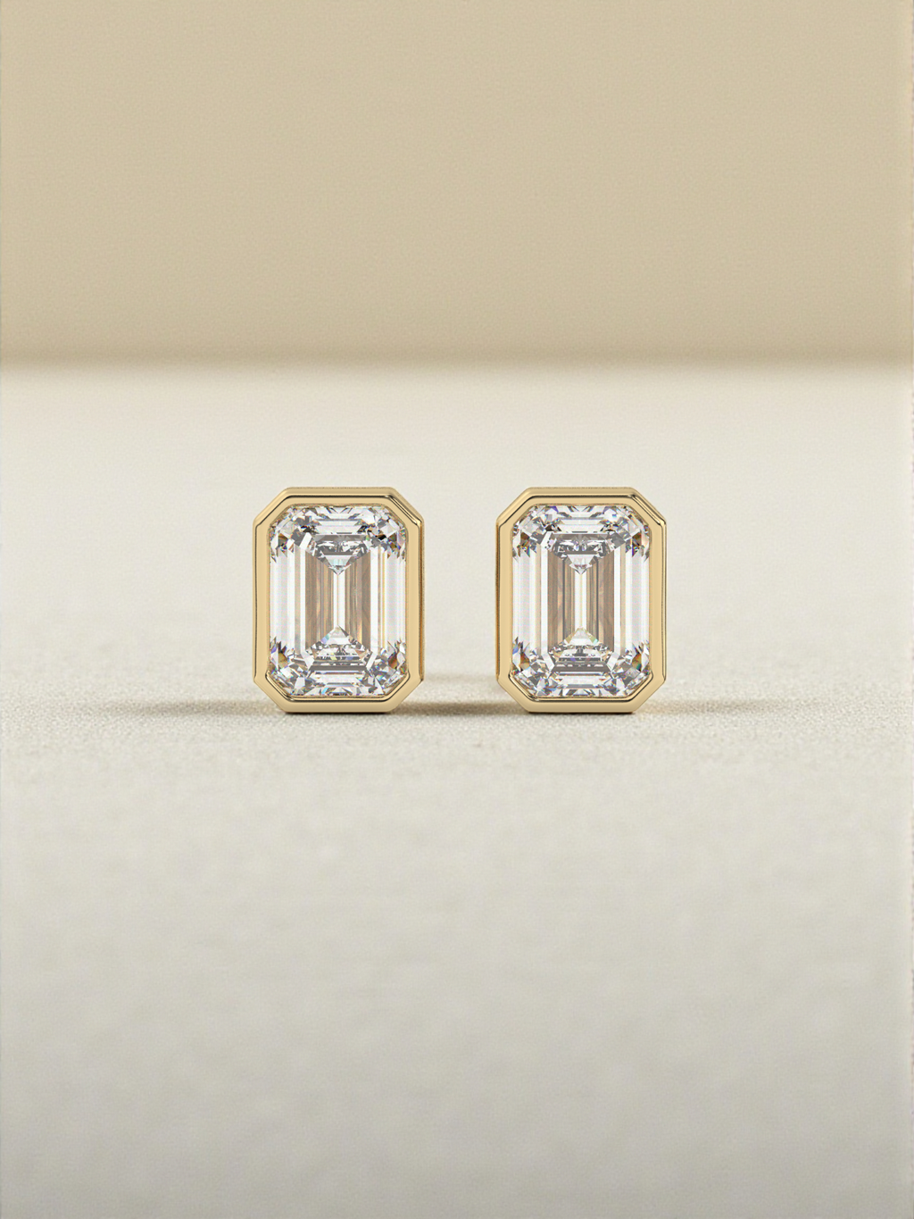 Emerald Solitaire Luxe Studs