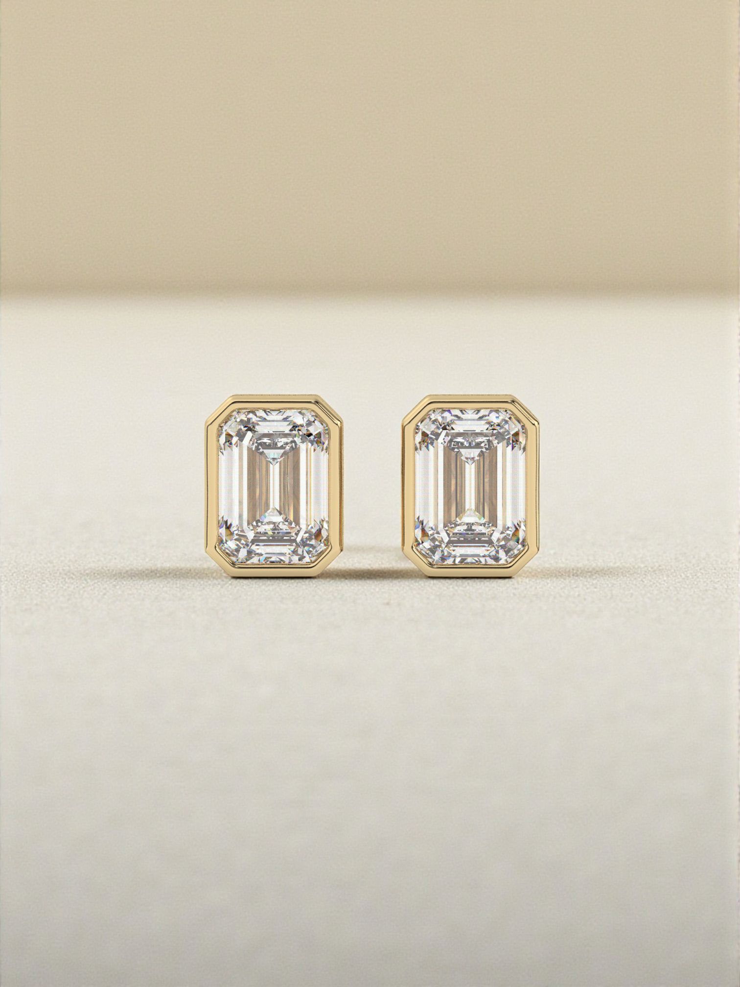 Emerald Solitaire Luxe Studs