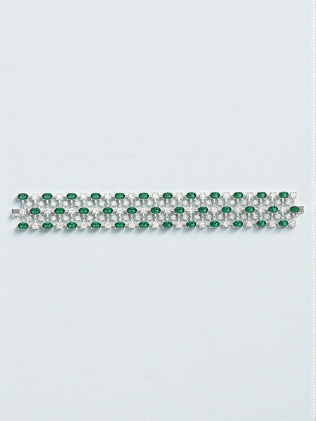 Emerald Line Diamond Bracelet