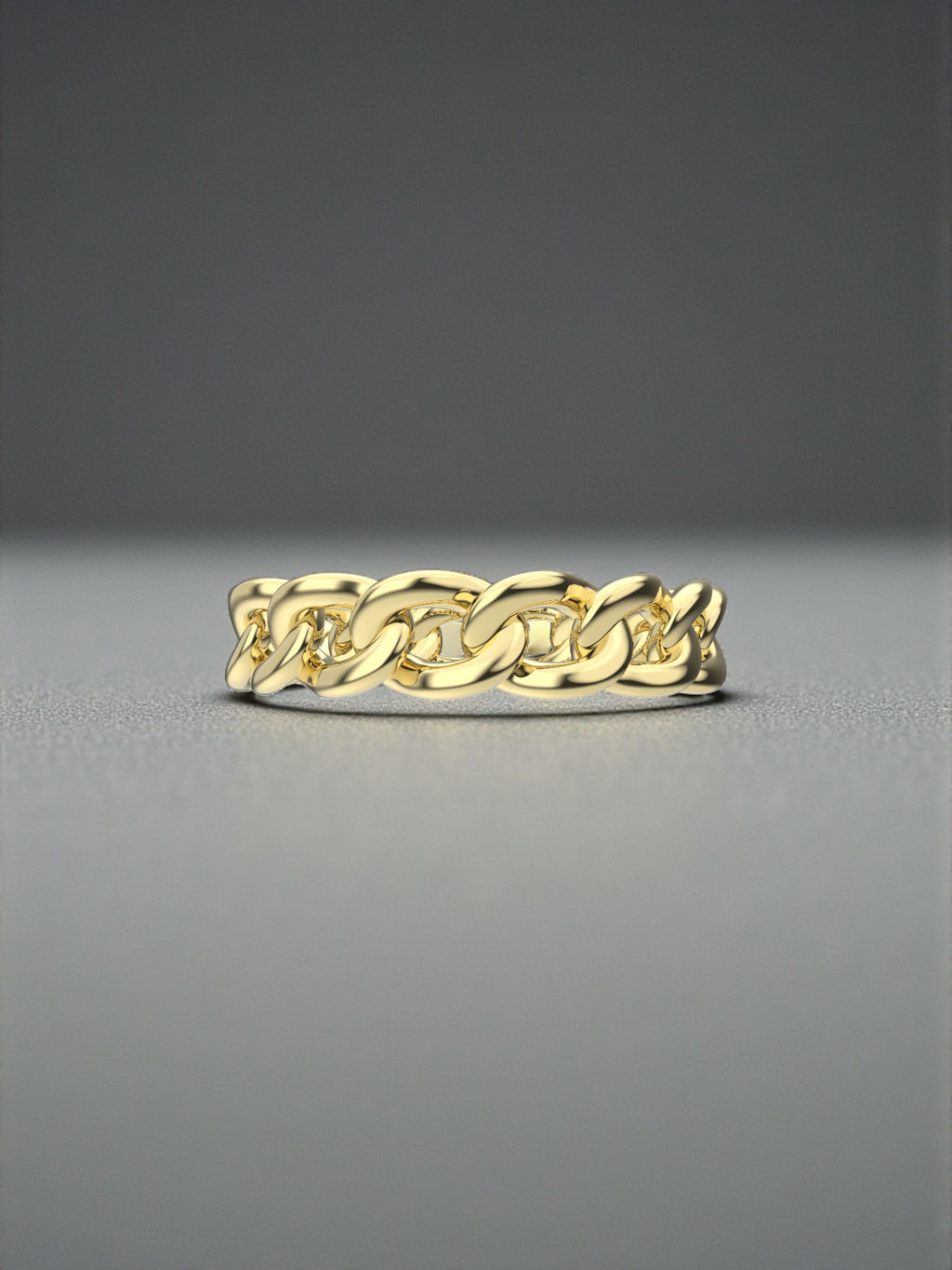 Golden Loop Ring