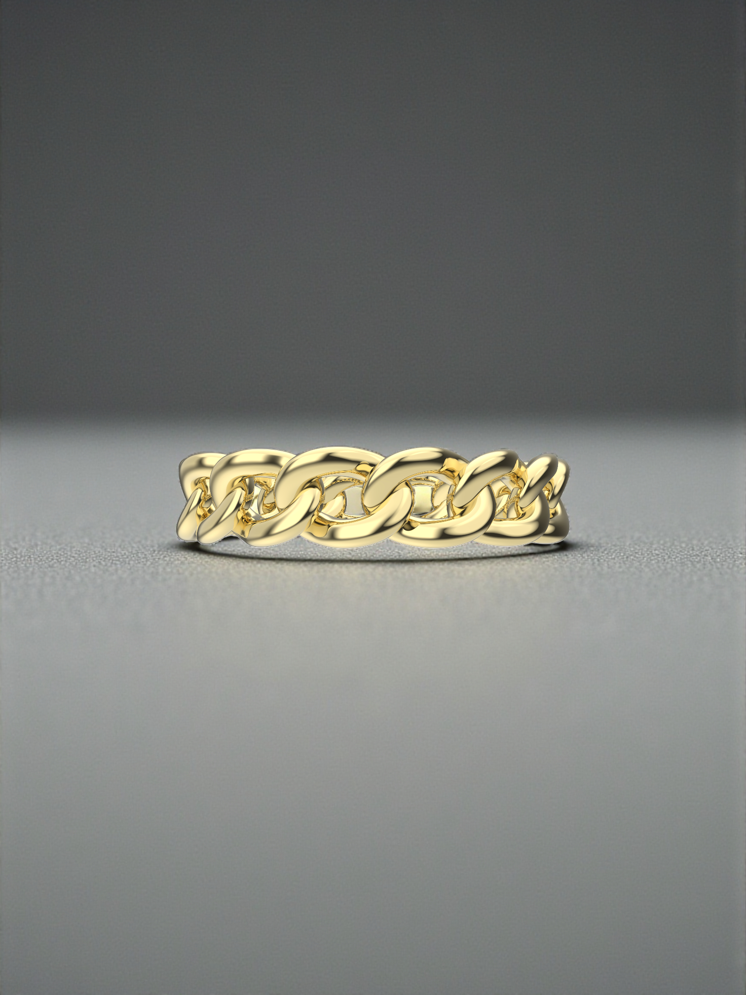 Golden Loop Ring