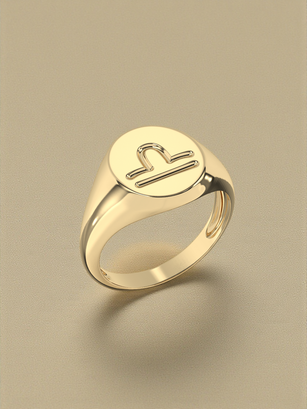 Libra Signet Ring