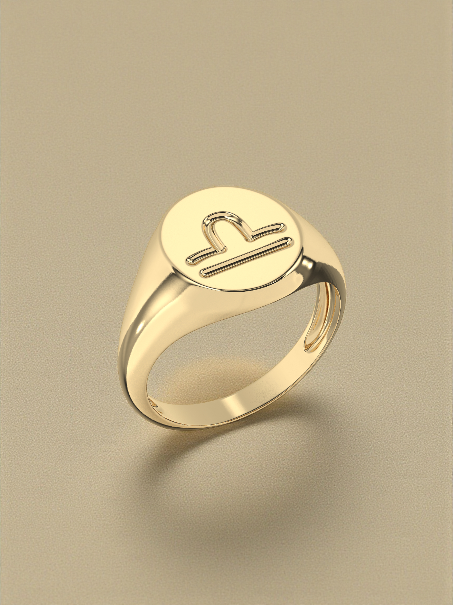 Libra Signet Ring