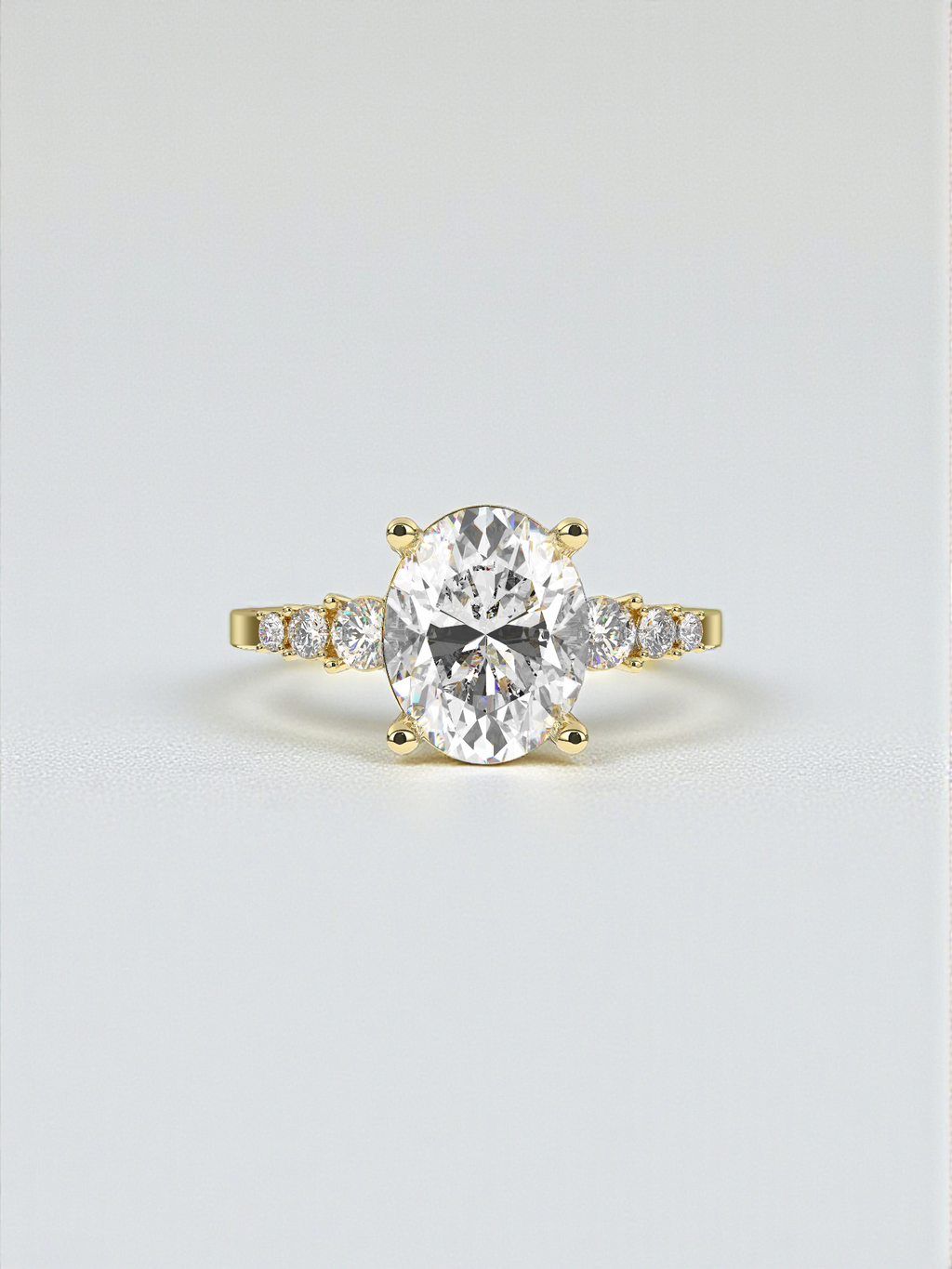 Solitaire Bloom Ring