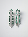 The Luxe Emerald Empire Drop Earrings