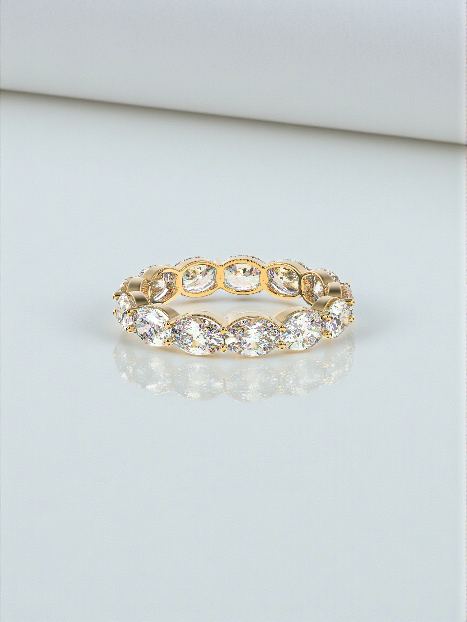 Oval Luxe Eternity Band