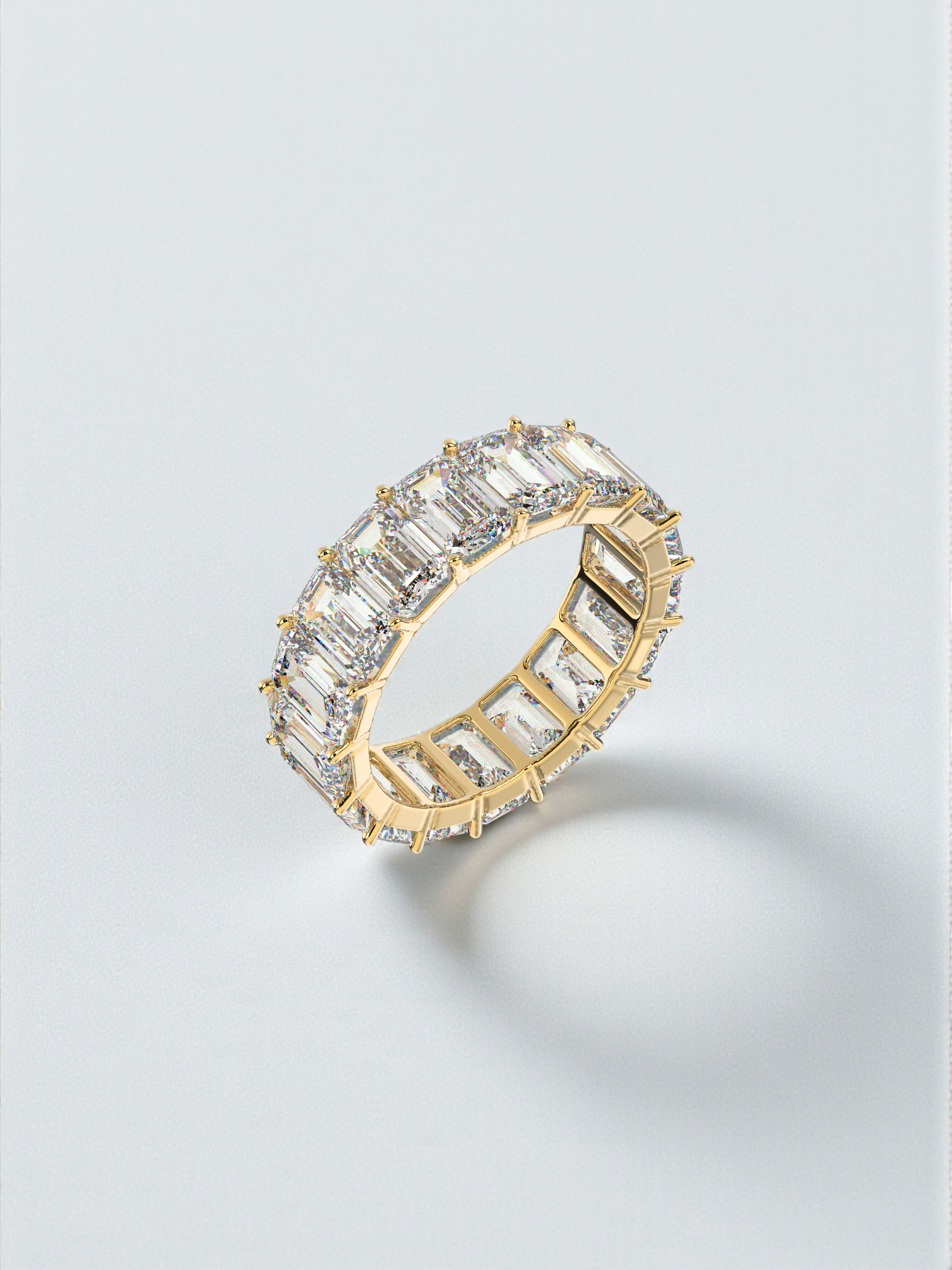 Baguette Luxe Eternity Band