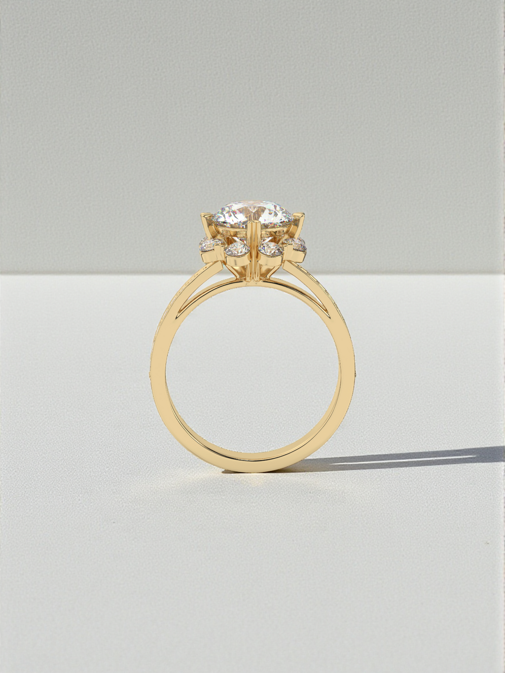 The Flora Solitaire Ring