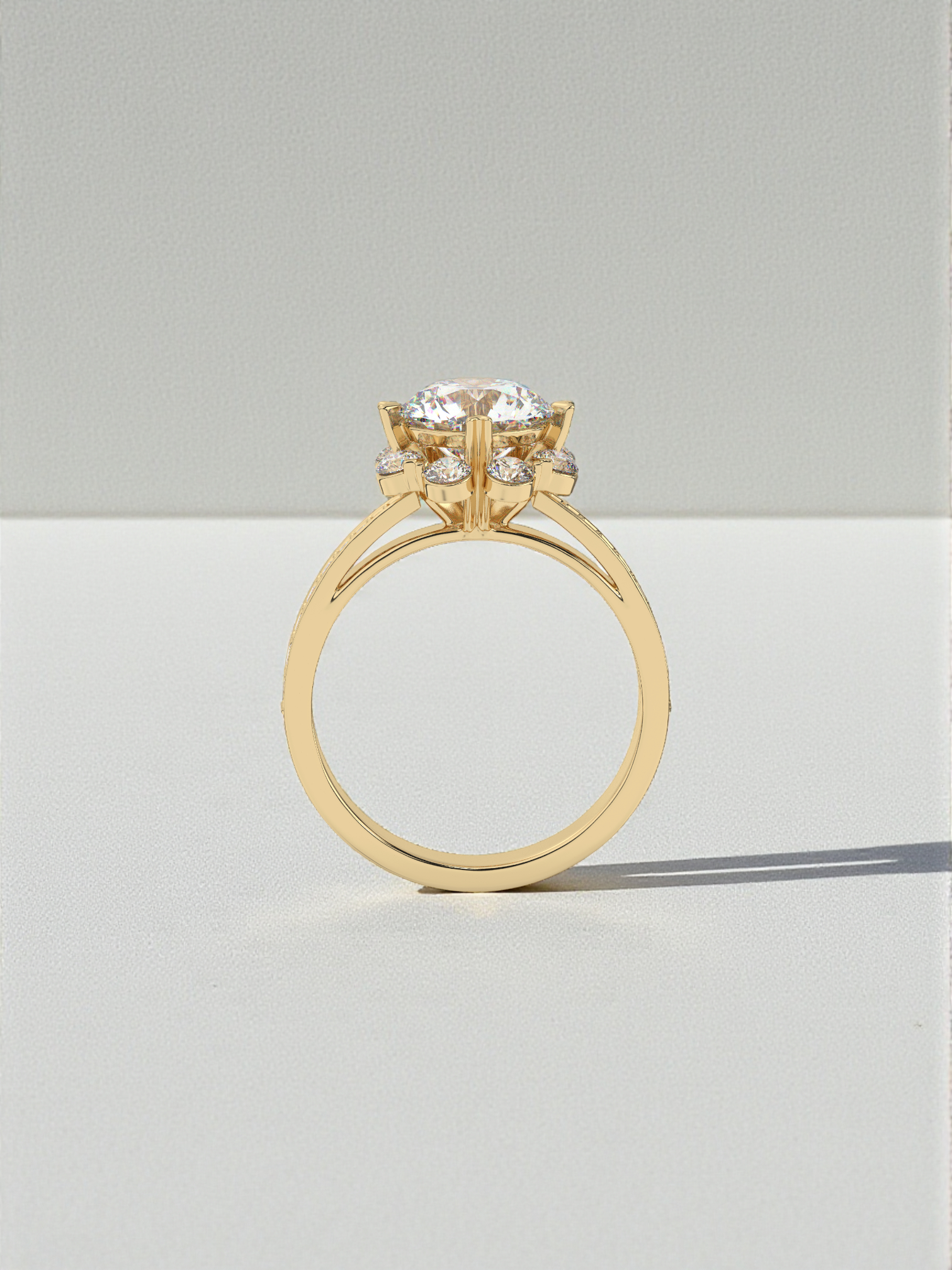 The Flora Solitaire Ring