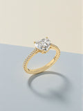 The Heart Solitaire Ring