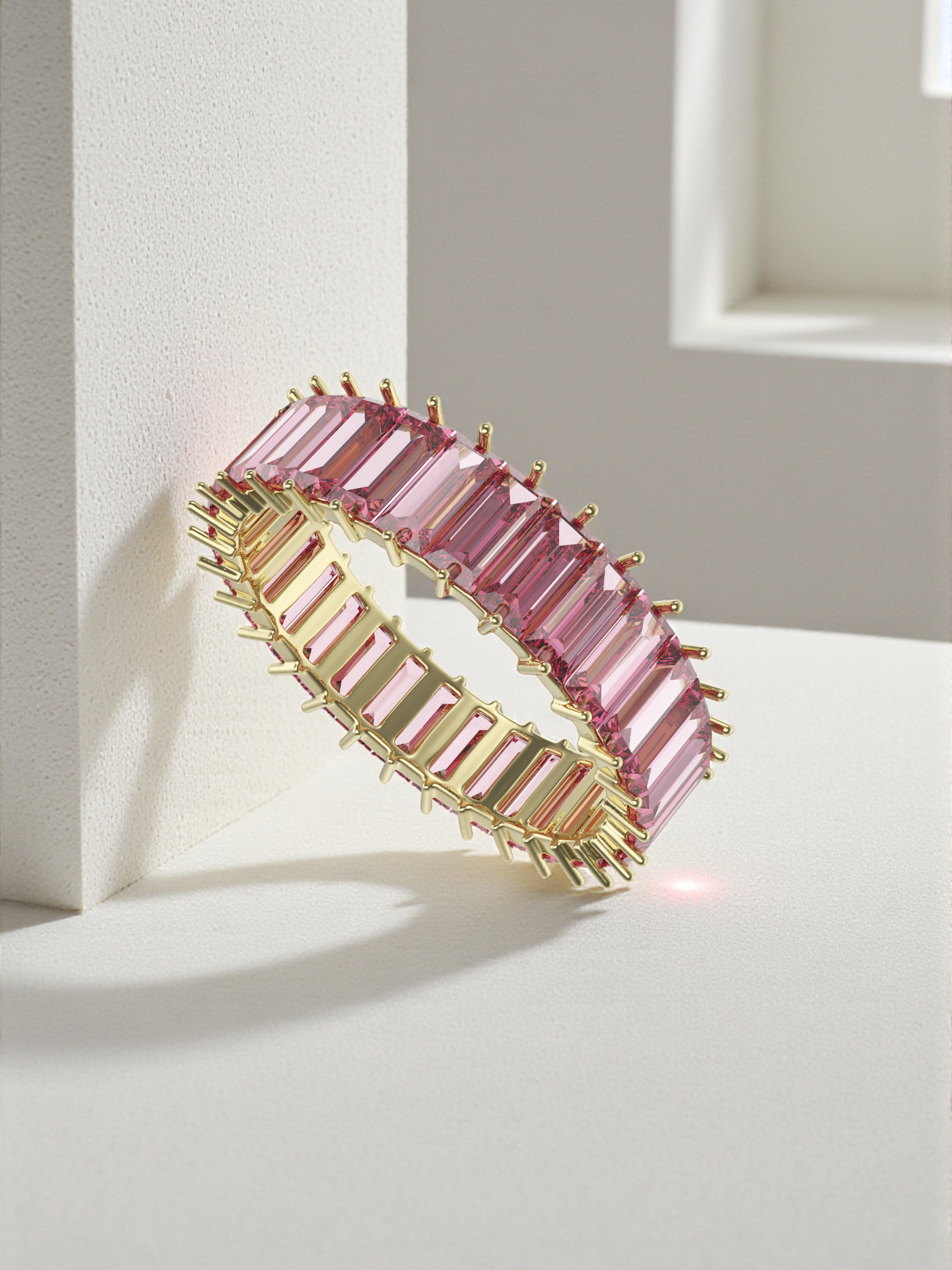 Rosaline Baguette Band