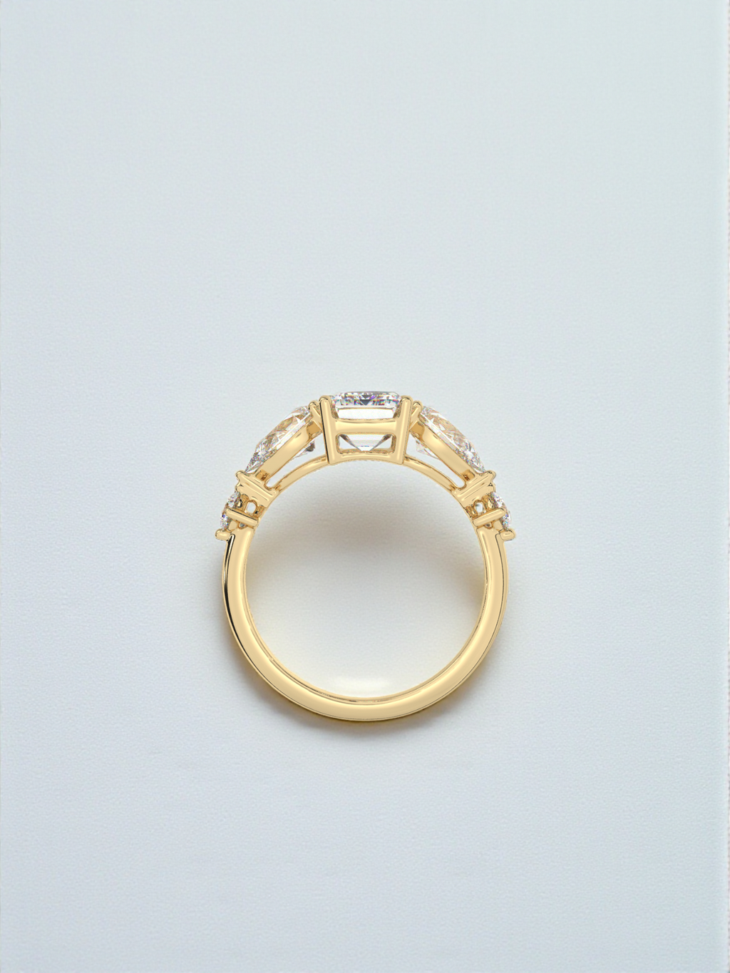 The Lumiere Emerald-Cut Diamond Ring