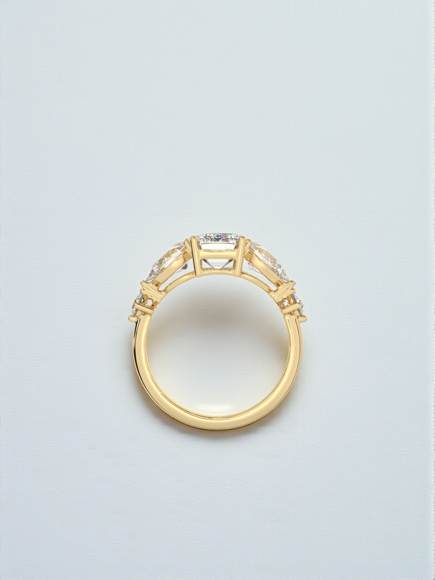 The Lumiere Emerald-Cut Diamond Ring