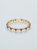 Blue Heart Stone Bracelet