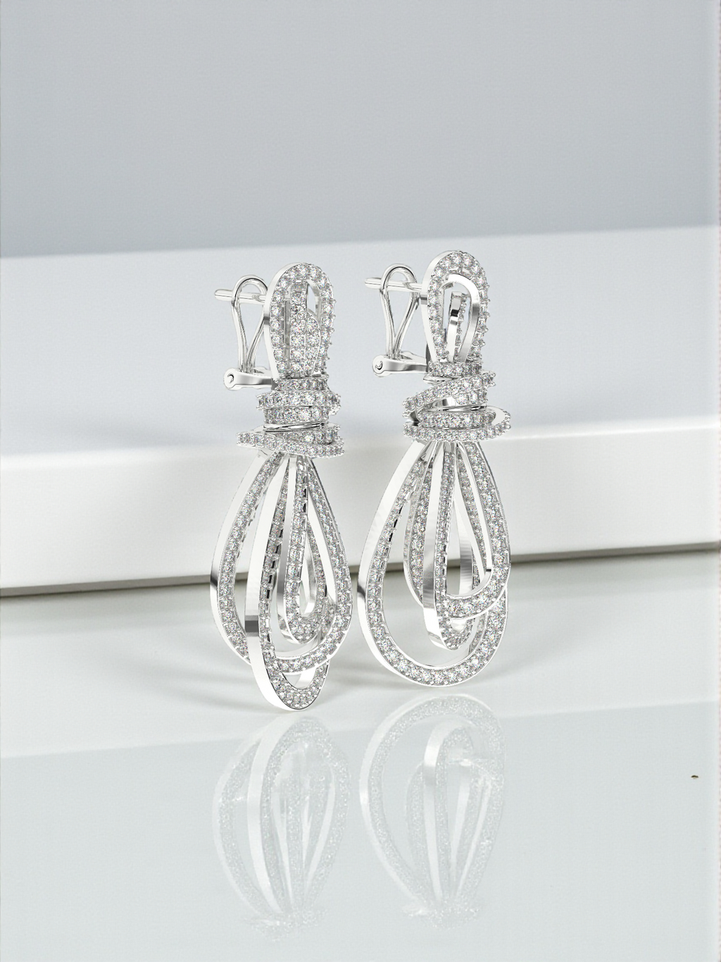 The Diamond Waves Earrings