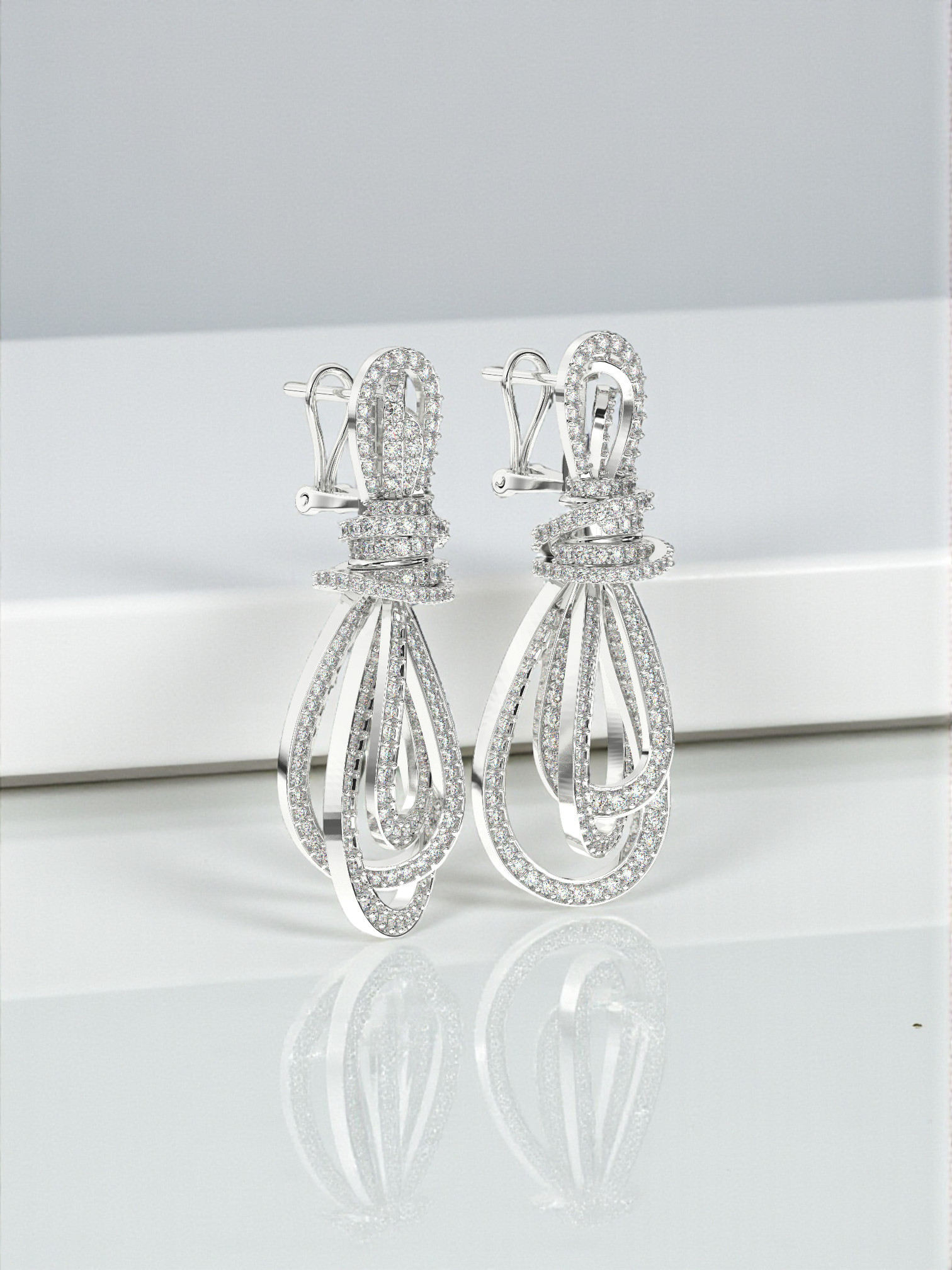 The Diamond Waves Earrings