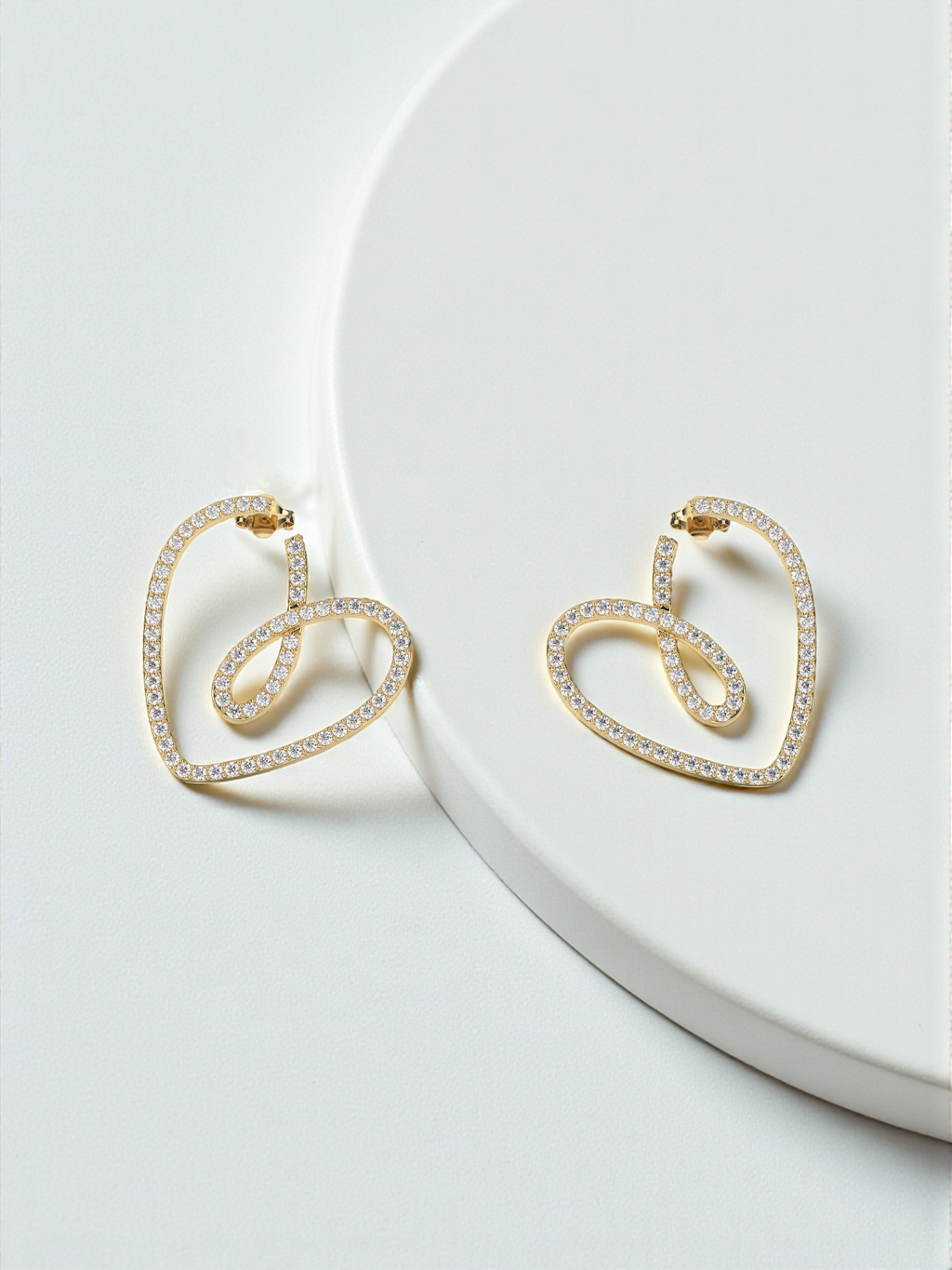 The Serene Heart Earrings