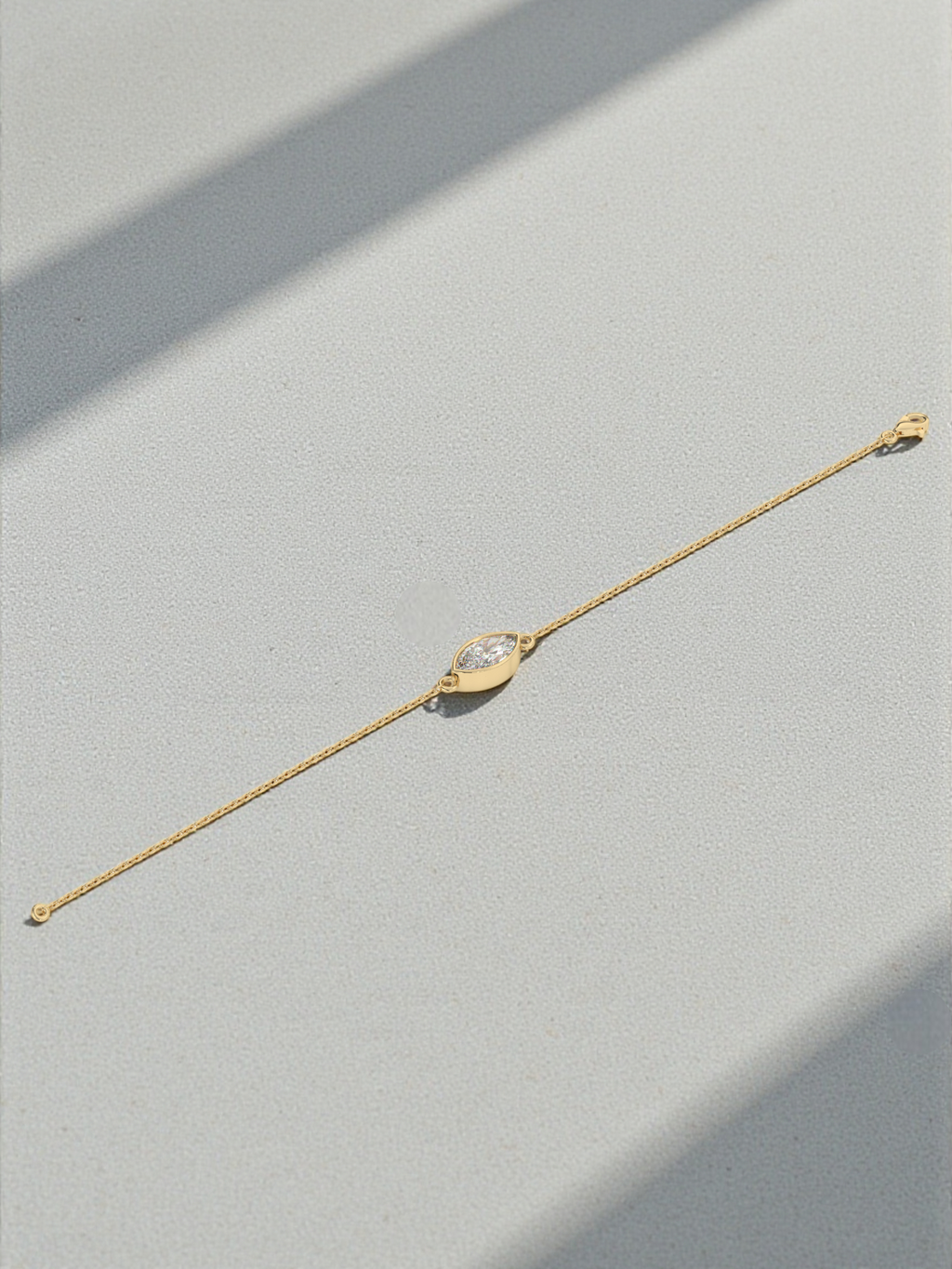 Marquise Solitaire Luxe Bracelet