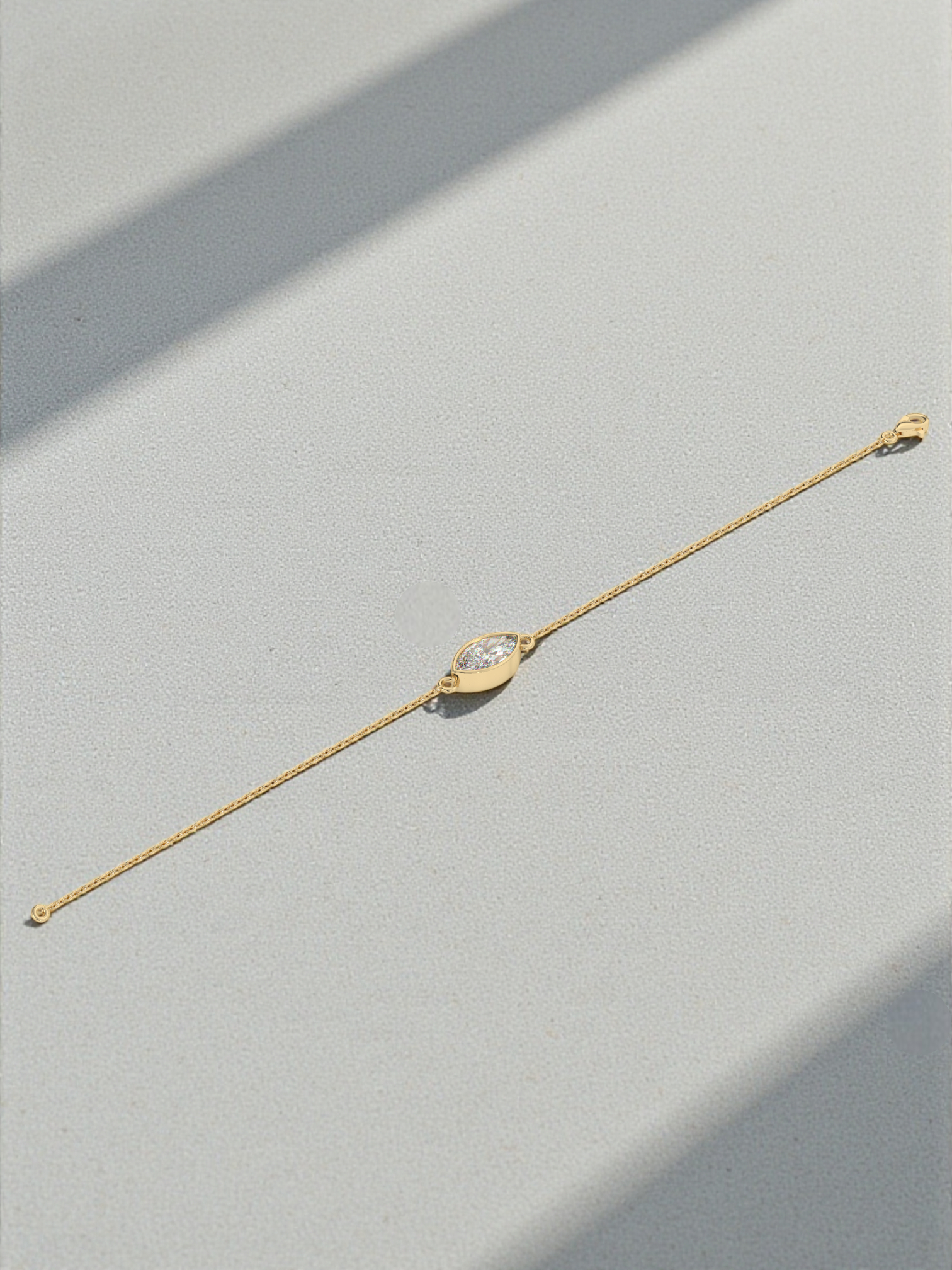 Marquise Solitaire Luxe Bracelet