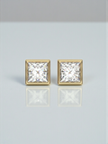 Princess Solitaire Luxe Earrings