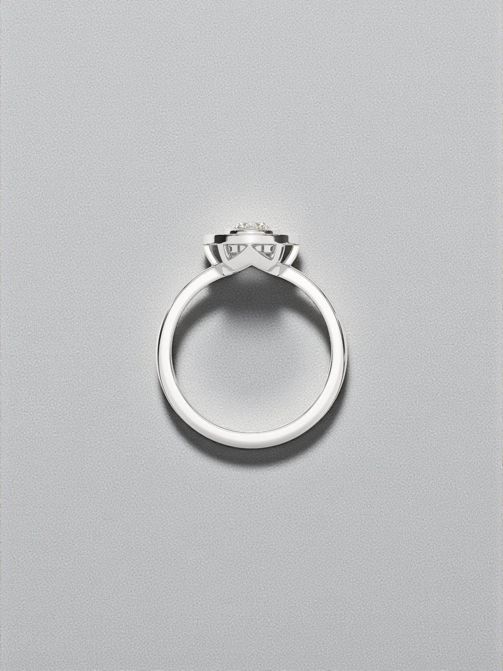 Infinity Glow Solitaire Ring