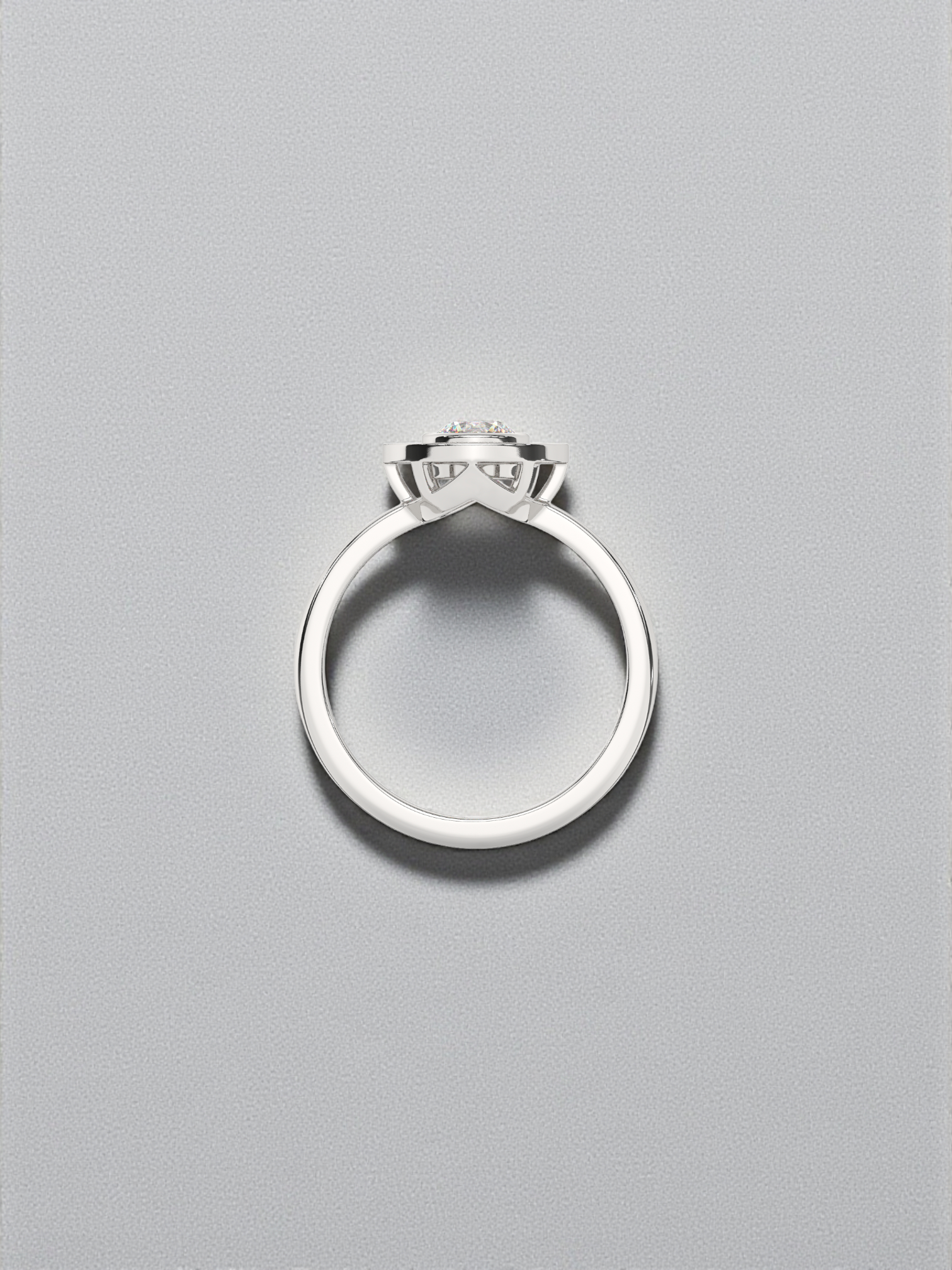 Infinity Glow Solitaire Ring