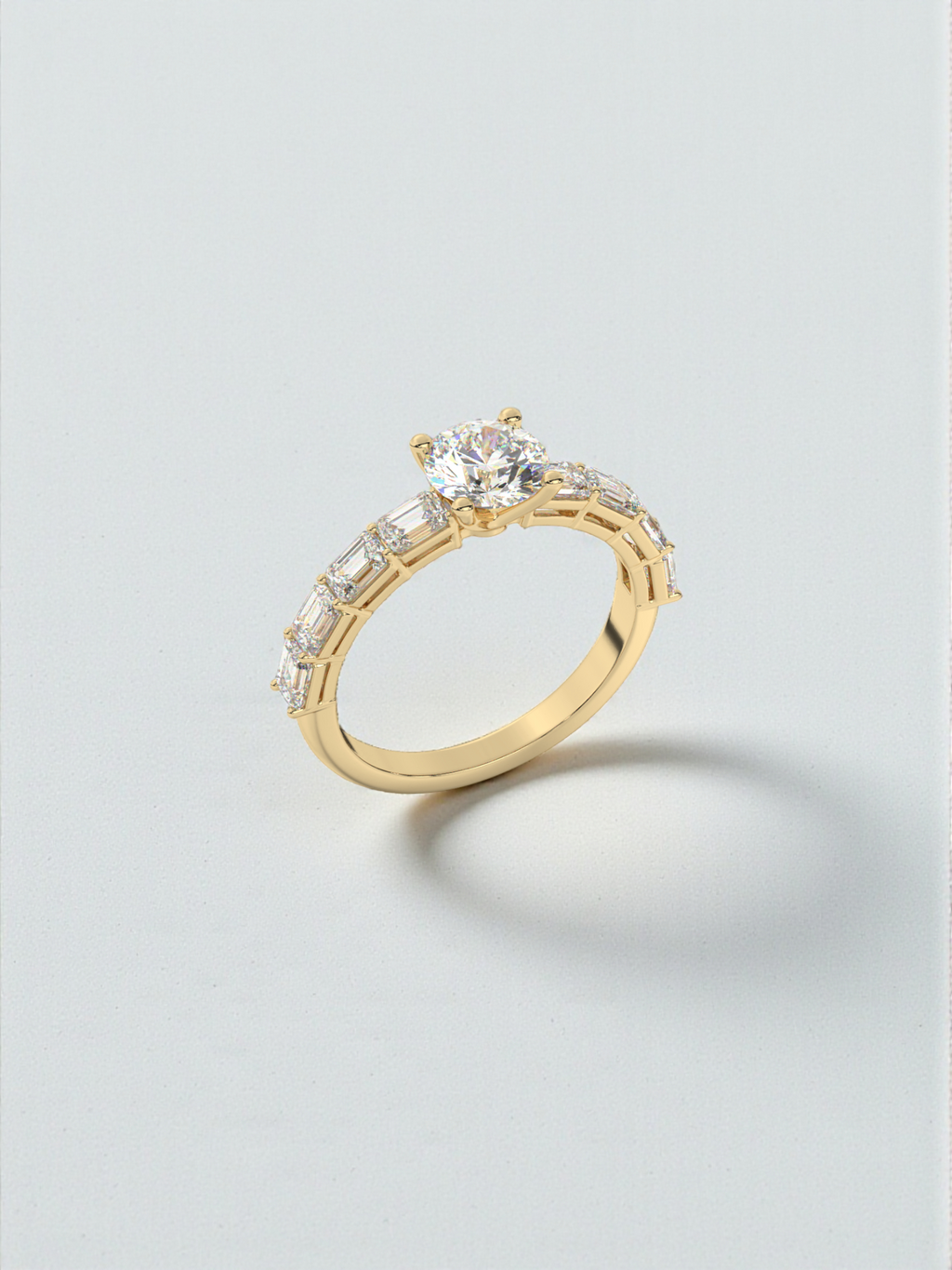 Empire Solitaire Ring
