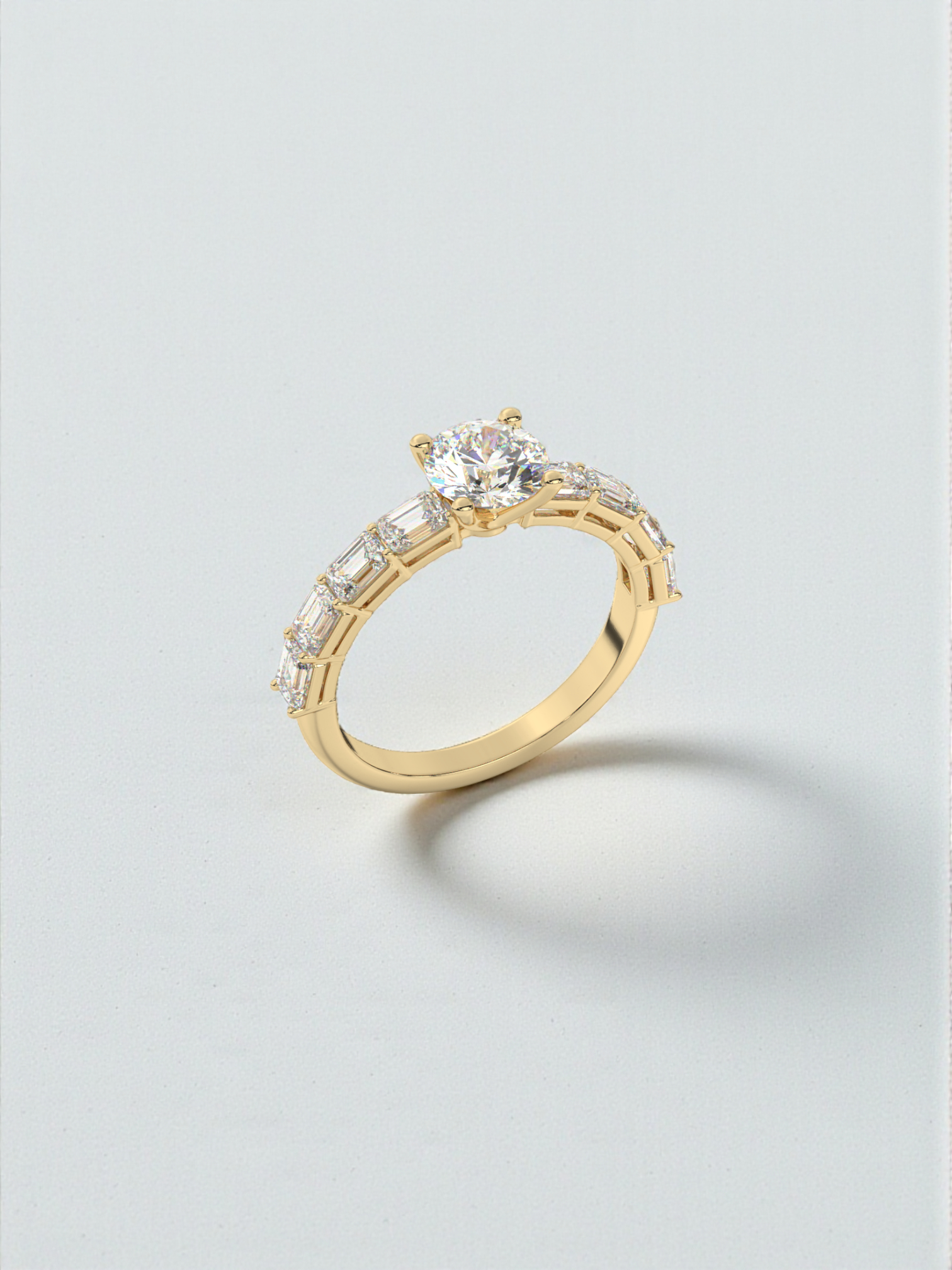 Empire Solitaire Ring