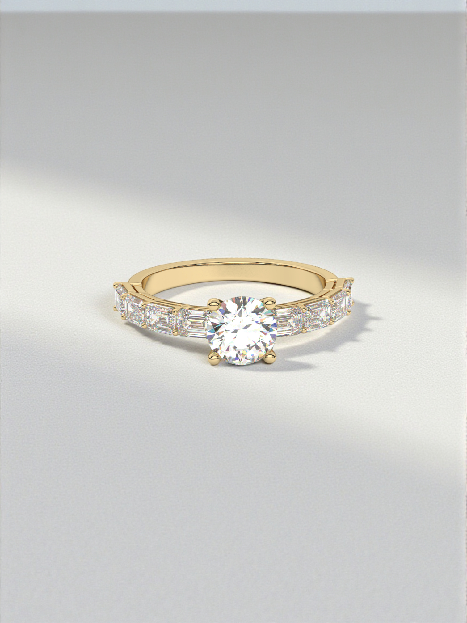 Empire Solitaire Ring