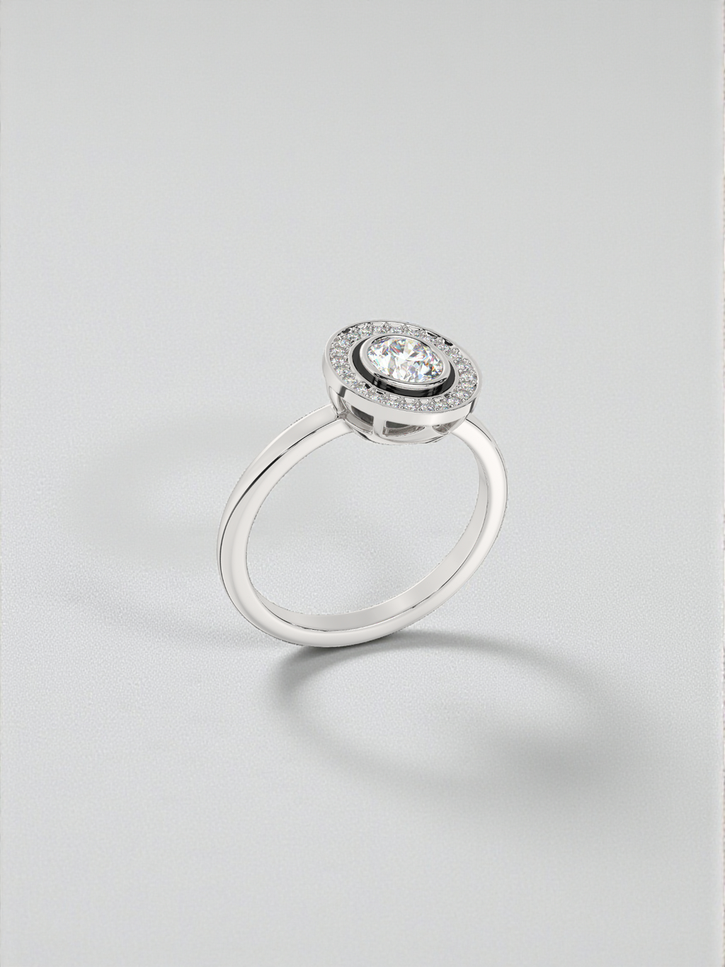 Infinity Glow Solitaire Ring