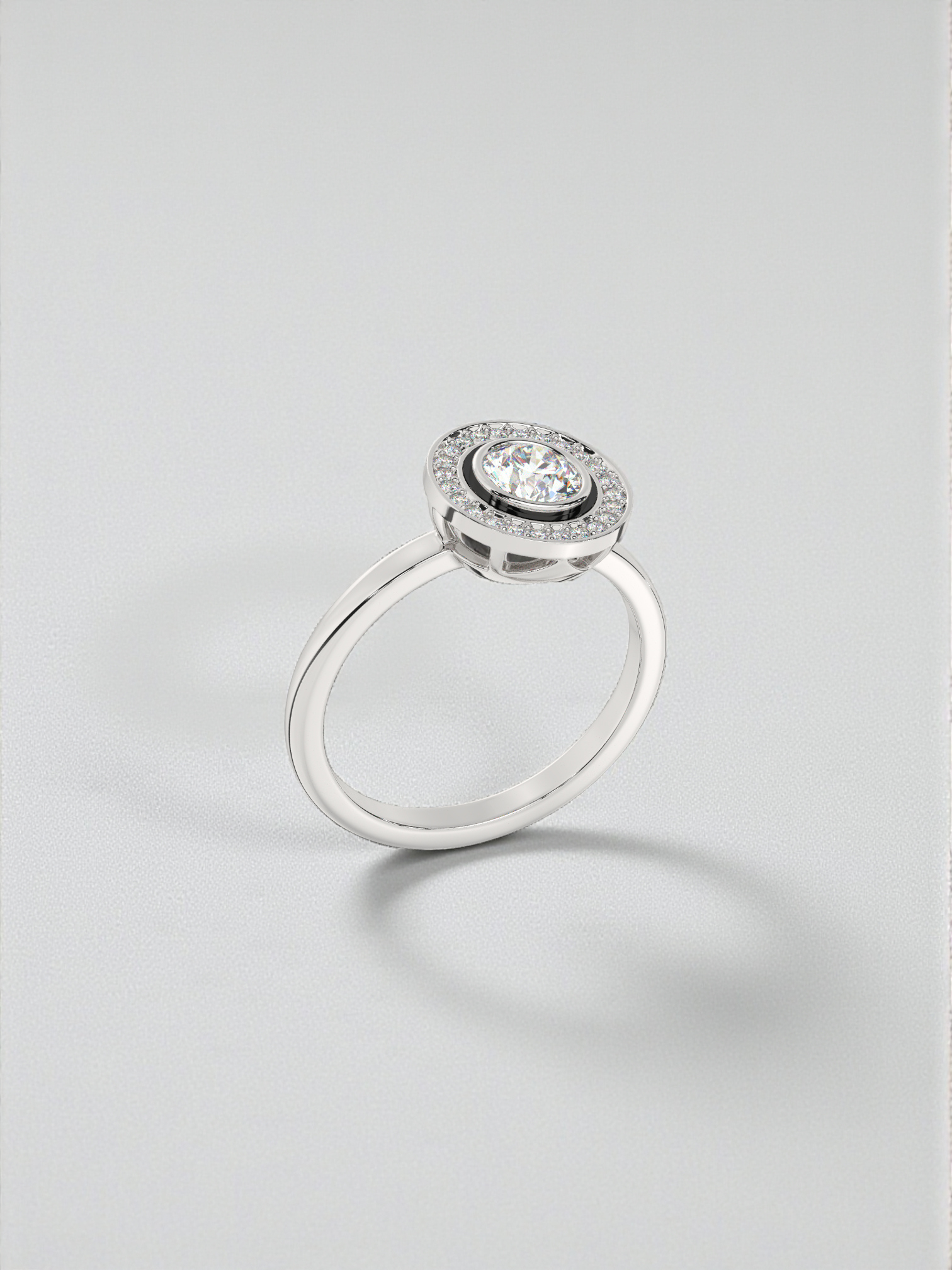 Infinity Glow Solitaire Ring