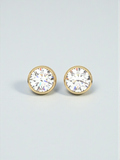 Round Solitaire Luxe Earrings